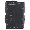 Manhattan KVM-Switch Kompakt 4-Port, 4x USB-A, Kabel im Lieferumfang, Audio-Unterstützung, Steuern Sie 4 Computer über einen PC/Maus/Bildschirm, Schwarz, Lebenslange Garantie, Verpackt