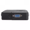 Manhattan KVM-Switch Kompakt 4-Port, 4x USB-A, Kabel im Lieferumfang, Audio-Unterstützung, Steuern Sie 4 Computer über einen PC/Maus/Bildschirm, Schwarz, Lebenslange Garantie, Verpackt