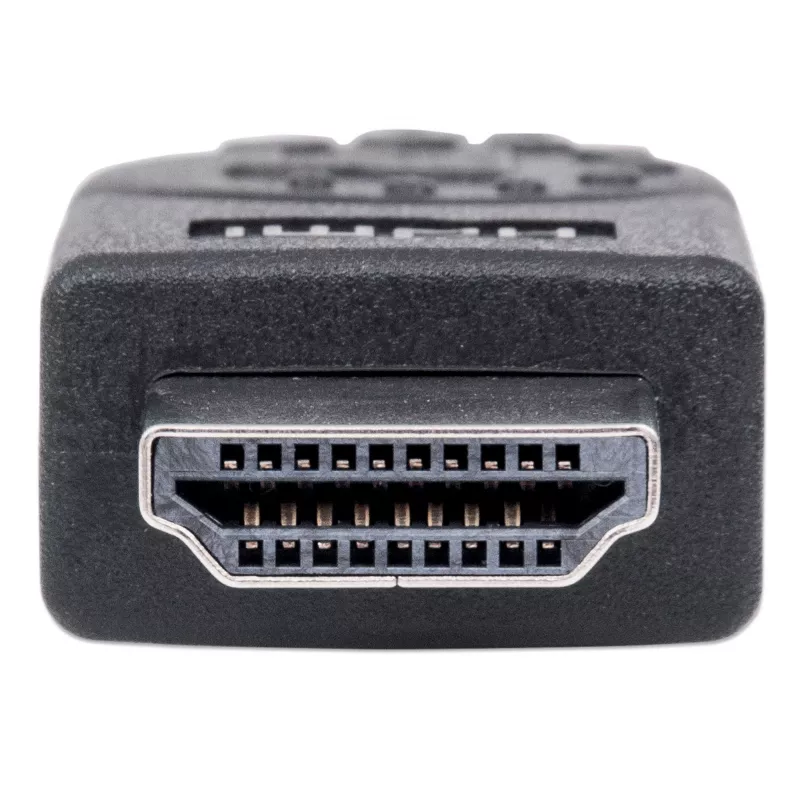 Manhattan HDMI 4K@30Hz Kabel, 1,8 m, geeignet für ALLE 1080p/HD und die meisten 4K-Anwendungen (überprüfen Sie die 4K-Spezifikation Ihres Systems, um sicherzugehen), Stecker auf Stecker, Schwarz, Ultra HD 4K x 2K, lebenslange Garantie, High Speed, entspricht HDMM6