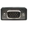 Manhattan VGA-Monitorkabel (mit Ferritkernen), 10 m, Schwarz, Stecker auf Stecker, HD15, Kabel mit höherer SVGA-Spezifikation (vollständig kompatibel), Abschirmung mit Ferritkernen hilft, elektromagnetische Störungen zu minimieren und die Videoübertragung zu verbessern, lebenslange Garantie