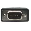 Manhattan VGA-Monitorkabel (mit Ferritkernen), 1,8 m, Schwarz, Stecker auf Stecker, HD15