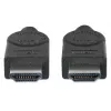 Manhattan HDMI 4K@30Hz Kabel mit Ethernet, 1m, Geeignet für ALLE 1080p/HD und die meisten 4K-Anwendungen (überprüfen Sie die 4K-Spezifikation Ihres Systems, um sicherzugehen), Stecker auf Stecker, Schwarz, Ultra HD 4K x 2K, Lebenslange Garantie, Hochgeschwindigkeit, Entspricht HDMM1MHS