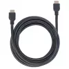 Manhattan HDMI 4K@60Hz-Kabel mit Ethernet - CL3-zertifiziert, 5 m, geeignet für In-Wall-Installation, für alle 4K- und 1080p/HD-Anwendungen – jetzt aufrüsten oder bereit für zukünftige Anforderungen, Stecker auf Stecker, Schwarz, Ultra HD 4K x 2K, lebenslange Garantie, Premium High Speed