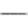 Intellinet Patch Panel, Cat6, FTP, 24-Port, 1U, geschirmt, 90° Top-Entry LSA-Leisten, Grau