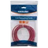 Intellinet Netzwerk-Patchkabel, Cat6, 0,5m, Rot, CCA, U/UTP, PVC, RJ45, vergoldete Kontakte, rastnasenlos, angespritzter Knickschutz, lebenslange Garantie