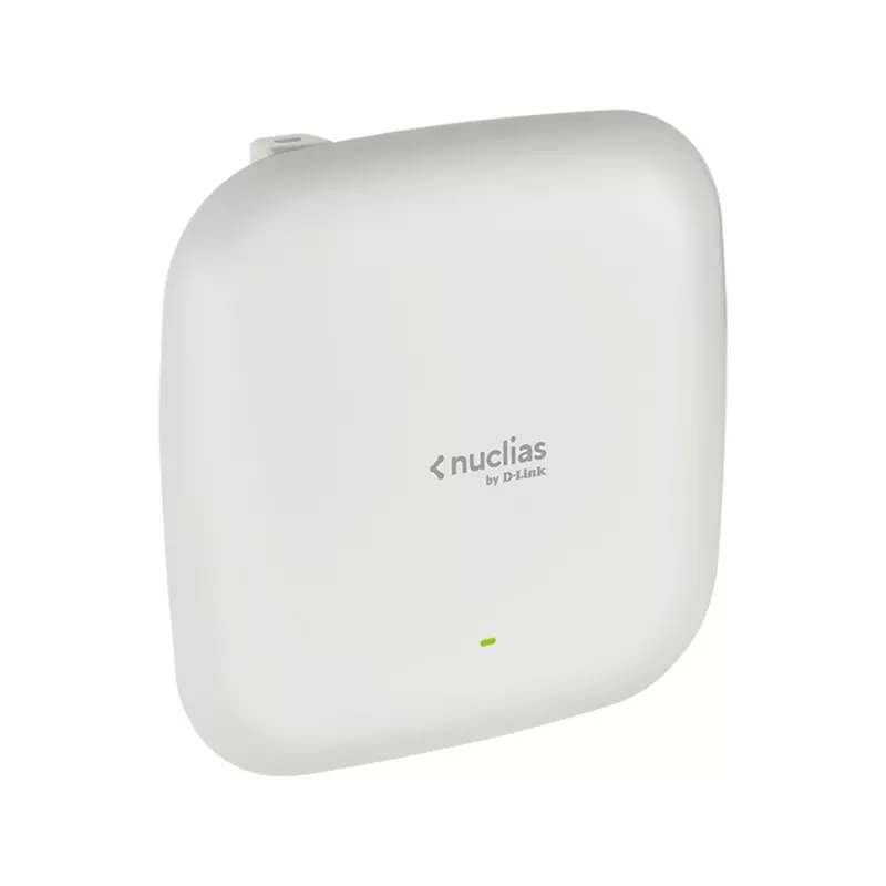 D-Link Nuclias AX1800 Wi-Fi Cloud-Managed Access Point, 2,4 GHz, 5 GHz, 1200 Mbit/s, SSID, WPA2, WPA3-Enterprise, 10,100,1000 Mbit/s