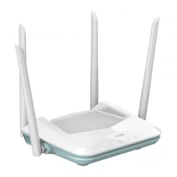 D-Link EAGLE PRO AI AX1500 Smart Router WLAN-Router Gigabit-Ethernet Dualband (2,4 GHz / 5 GHz) Weiß