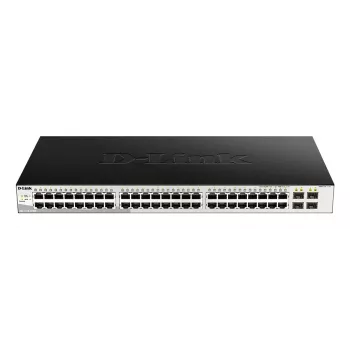 D-Link DGS-1210-52/ME Managed L2 Gigabit Ethernet (10/100/1000) 1U Schwarz