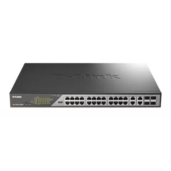 D-Link DSS-200G-28MPP Netzwerk-Switch Managed L2 Gigabit Ethernet (10/100/1000) Power over Ethernet (PoE) 1U Grau