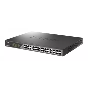 D-Link DSS-200G-28MPP Netzwerk-Switch Managed L2 Gigabit Ethernet (10/100/1000) Power over Ethernet (PoE) 1U Grau