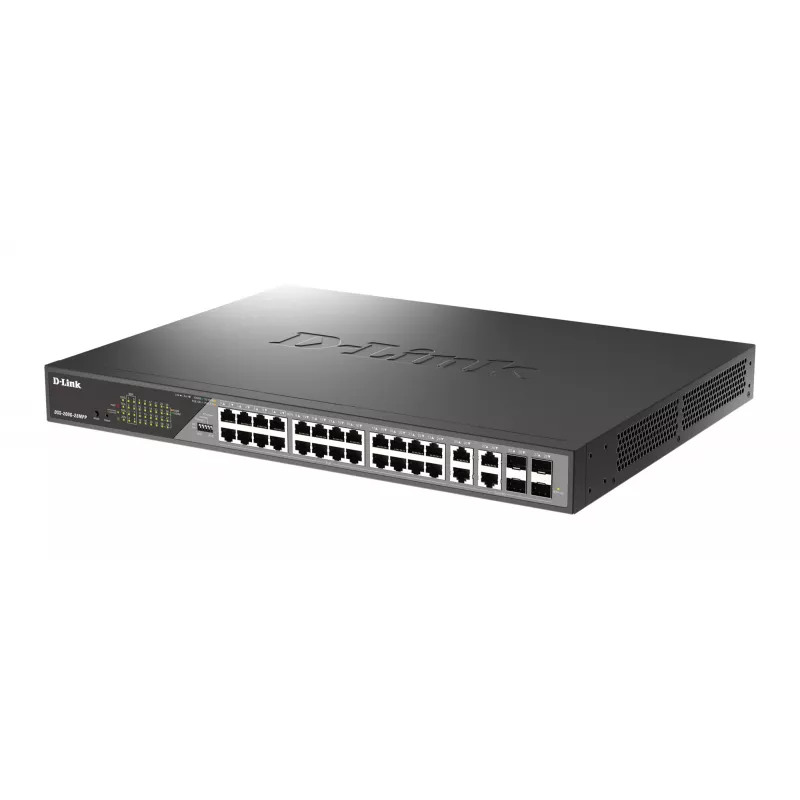 D-Link DSS-200G-28MPP Netzwerk-Switch Managed L2 Gigabit Ethernet (10/100/1000) Power over Ethernet (PoE) 1U Grau