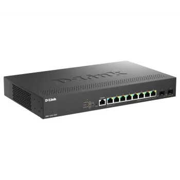 D-Link DMS-1250-10SP/E Netzwerk-Switch Managed 2.5G Ethernet (100/1000/2500) Power over Ethernet (PoE) Schwarz