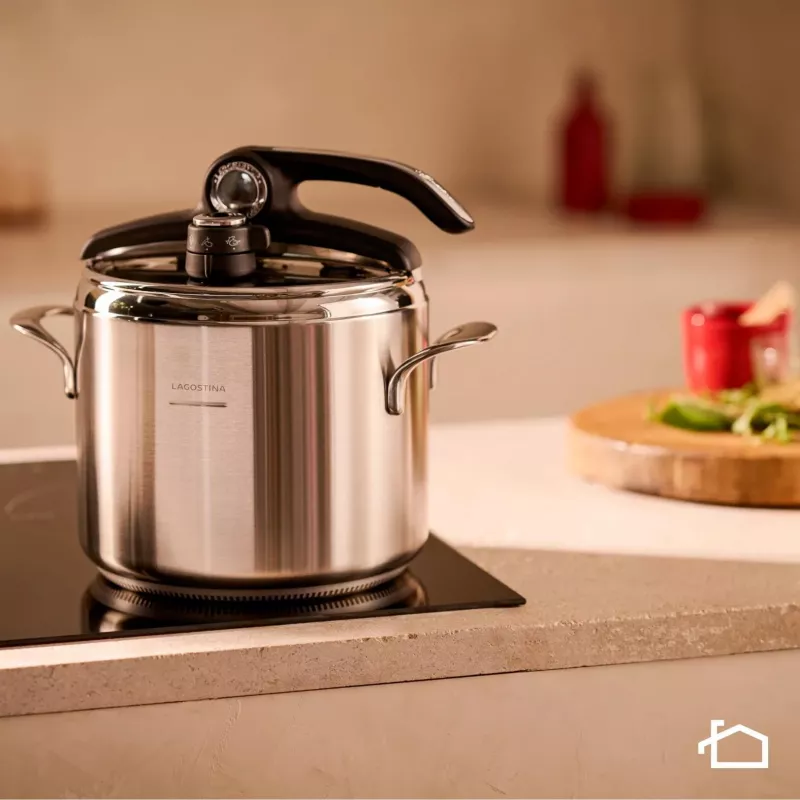 Lagostina Diva 012022010509 Stovetop-Schnellkochtopf 9 L Edelstahl
