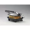 Ariete 1911 Toast & Grill schlank - Antihaftbeschichtete elektrische Platte für Toast und Sandwich - gerippte Platte - 1000 Watt - Silber