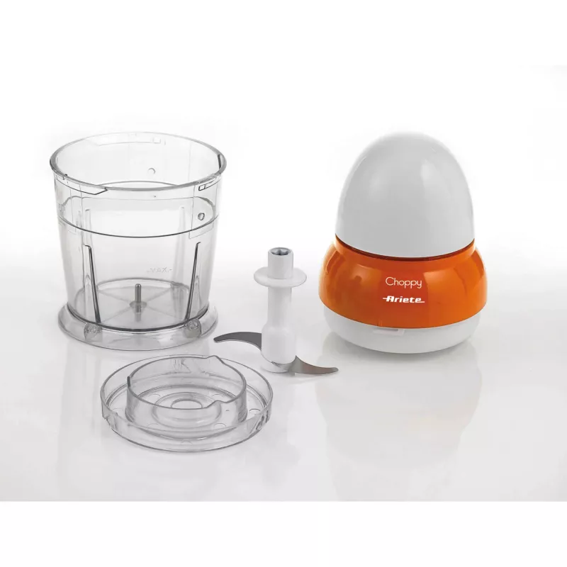 Ariete Choppy, 0,25 L, 4,22 kg, Orange, Weiß, Edelstahl, 100 mm, 100 mm