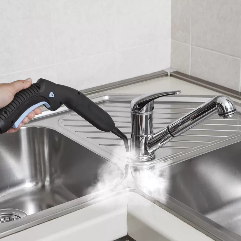 Ariete 4146/02 Zylinder-Dampfreiniger 1,6 L 1500 W Weiß, Hellblau