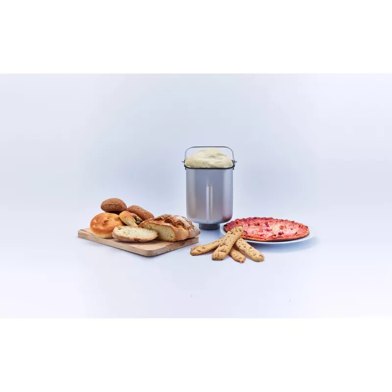 Ariete 133 Brotbackautomat - Panexpress 1000 Metal - Kneten, Gehen lassen und Backen - Hausgemachtes Brot - Glutenfreies Brot - 19 voreingestellte Programme