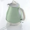 Ariete 2869 Vintage Wasserkocher, Edelstahl, 1,7 l, automatische Abschaltung, 2000 W, für Wasser, Tee und Kräutergetränke, Pastellgrün