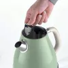Ariete 2869 Vintage Wasserkocher, Edelstahl, 1,7 l, automatische Abschaltung, 2000 W, für Wasser, Tee und Kräutergetränke, Pastellgrün