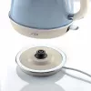 Ariete 2869 Vintage Wasserkocher, Edelstahl, 1,7 L, automatische Abschaltung, 2000 W, für Wasser, Tee und Kräutergetränke, Pastellblau
