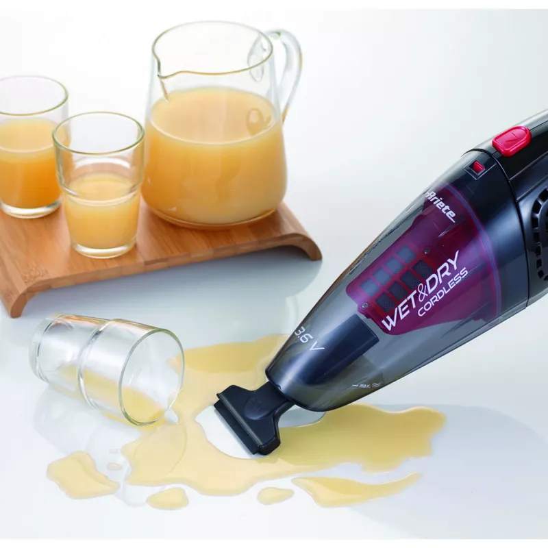 Ariete Wet & Dry cordless, Nass- & Trockensauger, Filterung, Matratze, Spiegel, Treppenstufen, Polster, Mechanisch, 2 Jahr(e), Beutellos