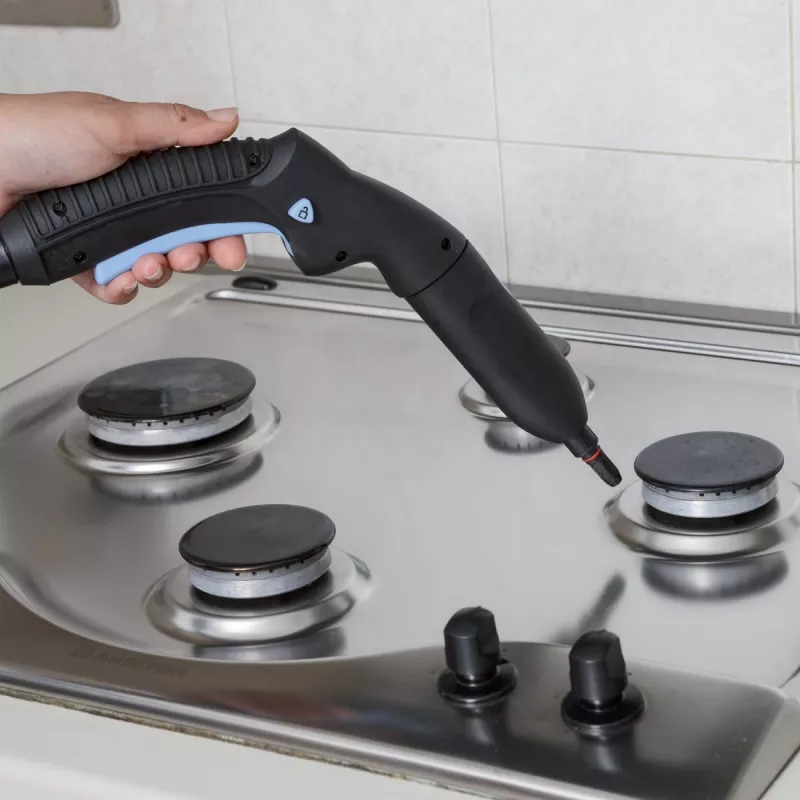 Ariete 4147 XSteam no stop - Mehrzweck-Dampfreiniger mit Nachziehfunktion - dampfbereit in 4 Minuten - beseitigt 99,9 % der Keime und Bakterien - Zubehörset inklusive