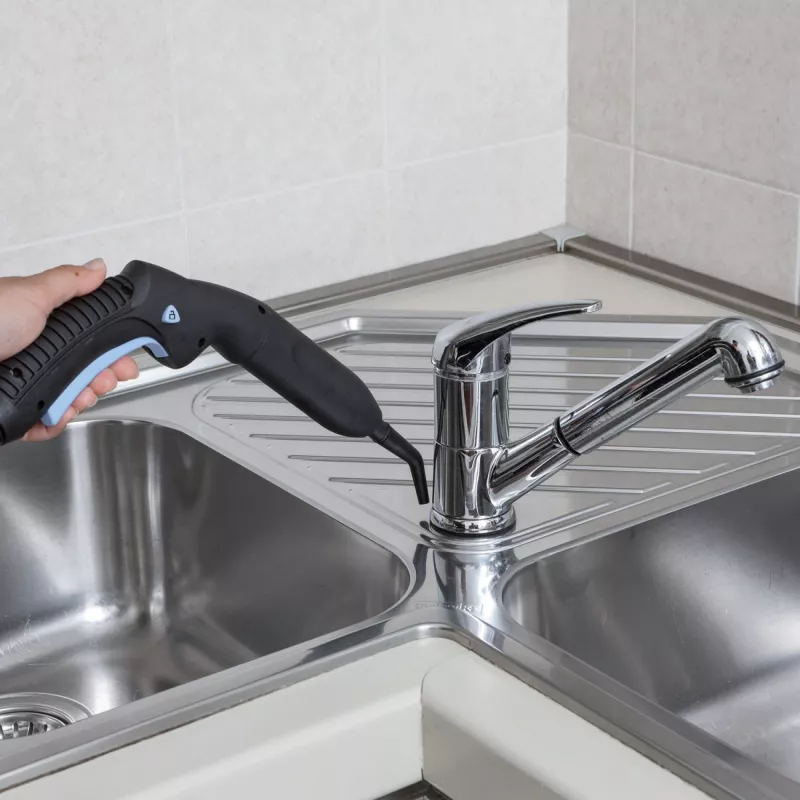 Ariete 4147 XSteam no stop - Mehrzweck-Dampfreiniger mit Nachziehfunktion - dampfbereit in 4 Minuten - beseitigt 99,9 % der Keime und Bakterien - Zubehörset inklusive