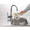 Ariete 457 Gratì Waterproof – Wasserdichte elektrische Reibe – Kabellos – Unter fließendem Wasser abwaschbar – 2 Edelstahlwalzen – Weiß und Gelb