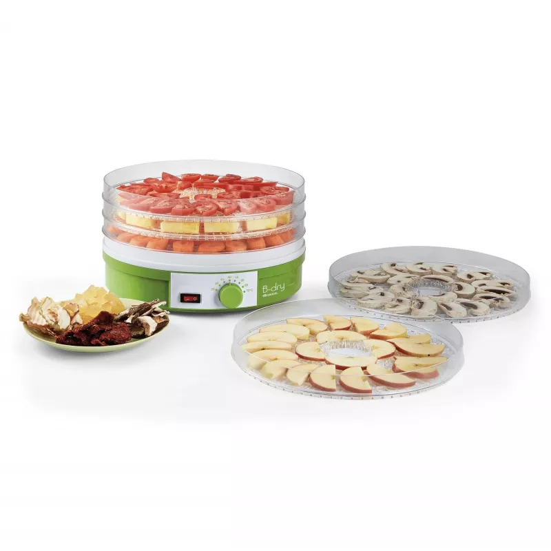 Ariete 616 B-Dry Dörrautomat – Dörrautomat – Obst, Gemüse, Trockenfleisch – Temperatur 35 °C / 70 °C – 245 Watt – Grün