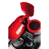 Ariete 1318 Moderna Espressomaschine mit integriertem Kaffeemahlwerk, für Kaffeebohnen und Kaffeepulver, Milchaufschäumer Cappuccinatore, 1- und 2-Tassen-Filter, 1080 W, 800 ml, Rot