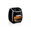 Ariete 4619 Airy Fryer Ofen – Heißluftfritteuse und Elektrobackofen mit Drehspieß – Rotierender Korb – Dörrautomat – 2000 Watt – 11 Liter – Stahl