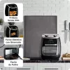 Ariete 4619 Airy Fryer Ofen – Heißluftfritteuse und Elektrobackofen mit Drehspieß – Rotierender Korb – Dörrautomat – 2000 Watt – 11 Liter – Stahl