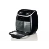 Ariete 4619 Airy Fryer Ofen – Heißluftfritteuse und Elektrobackofen mit Drehspieß – Rotierender Korb – Dörrautomat – 2000 Watt – 11 Liter – Stahl