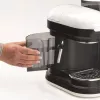 Ariete 1318 Moderna Espressomaschine mit integriertem Kaffeemühler, für Kaffeebohnen und Kaffeepulver, Milchaufschäumdüse für Cappuccino, 1- und 2-Tassen-Filter, 1080 W, 800 cc, Weiß