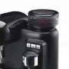 Ariete 1318 Moderna Espressomaschine mit integriertem Kaffeemahlwerk, für Kaffeebohnen und gemahlenen Kaffee, Milchaufschäumer für Cappuccino, 1- und 2-Tassen-Filter, 1080 W, 800 ml, Schwarz