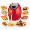 Ariete 4618 Airy Fryer XXL - Heißluftfritteuse - Braten Sie 2,5 kg Pommes frites - 7 Liter - Kochen ohne Öl und Fett - 1800 Watt - Rot