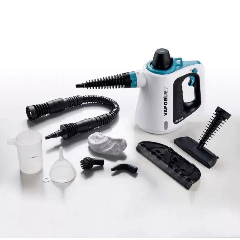 Ariete 4137/00 Tragbarer Dampfreiniger 0,25 l 1050 W Weiß, Hellblau
