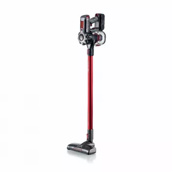 Ariete 2757 22V Lithium – kabelloser Elektrobesen – 3 Filtrationsstufen – 2200 mAh Li-Ion-Akku – Zubehörset enthalten – Rot