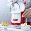Ariete 2958 Pop Corn Maker Party Time, Popcornmaschine mit Hebel, 1100 Watt, Kapazität 600 g, fettfreie Heißluftzubereitung, Rot