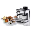 Ariete Espresso-Kaffeemaschine 1312, Espressomaschine, 2 L, Kaffeebohnen, Integriertes Mahlwerk, 1600 W, Silber
