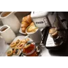 Ariete 1380 Metal Kaffeemaschine, geeignet für Kaffeepulver und ESE-Pads, 1300 W, 1,1 l Tankvolumen, 15 bar Druck, ½-Tassen-Filter, Cappuccinatore, Silber