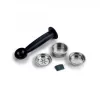 Ariete 1380 Metal Kaffeemaschine, geeignet für Kaffeepulver und ESE-Pads, 1300 W, 1,1 l Tankvolumen, 15 bar Druck, ½-Tassen-Filter, Cappuccinatore, Silber