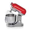 Ariete Moderna Rot Küchenmaschine, Standmixer, Rot, Schlagen, Kneten, Mischen, 5,5 l, Drehregler, Aluminium