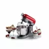 Ariete Moderna Rot Küchenmaschine, Standmixer, Rot, Schlagen, Kneten, Mischen, 5,5 l, Drehregler, Aluminium