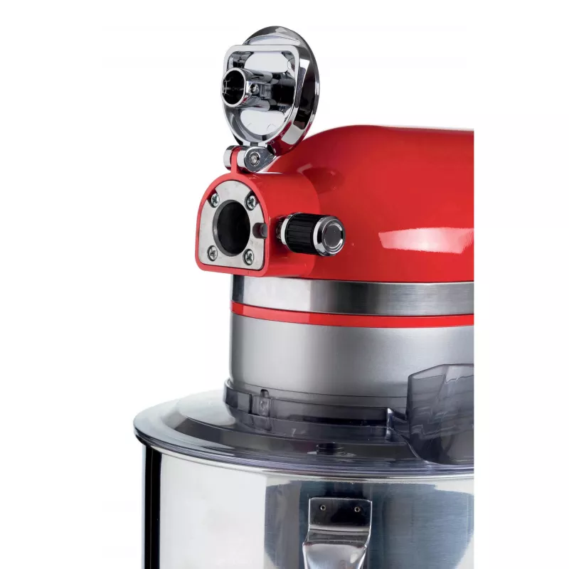 Ariete Moderna Rot Küchenmaschine, Standmixer, Rot, Schlagen, Kneten, Mischen, 5,5 l, Drehregler, Aluminium