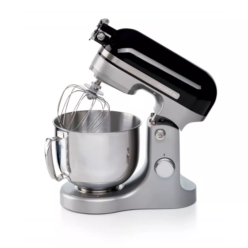 Ariete Moderna Schwarz Mixer, Standmixer, Schwarz, Schlagen, Kneten, Mischen, 5,5 l, Drehregler, Aluminium