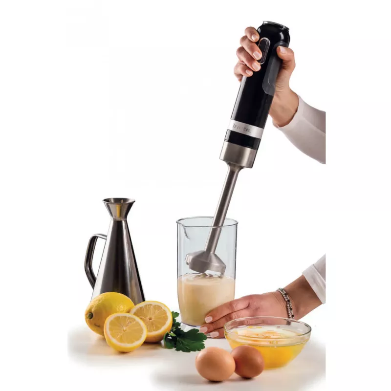 Ariete 602 Stabmixer Moderna, 1000 W, 10 Geschwindigkeiten + Turbo, Zubehör im Lieferumfang, Schwarz