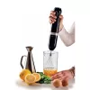 Ariete 602 Stabmixer Moderna, 1000 W, 10 Geschwindigkeiten + Turbo, Zubehör im Lieferumfang, Schwarz