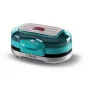 Ariete 205 Hamburger Maker Party Time, Hamburger-Maschine, 1200 W, Doppelte Antihaft-Platten, 2 Fächer, Leicht zu reinigen, blau