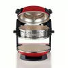 Ariete 927 Pizzeria, Doppel-Pizzaofen, 2 Pizzen in 4 Minuten, 2300 W, 2 feuerfeste Steine, 2 Thermostate, Durchmesser 32 cm, 5 Garstufen, 2 Paddel aus Edelstahl, Rot